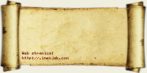 Janko Bilkić vizit kartica